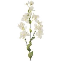 flores artificiales blanco