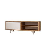 mueble tv maku roble blanco