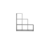 estanteria 6 huecos scala step gris