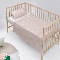 little star juego de sabanas cuna 2 piezas rosa