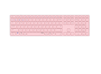 teclado rapoo wireless y bluetooth e9800m 24ghz bt 30 50 diserro ultrafino bateria rosa