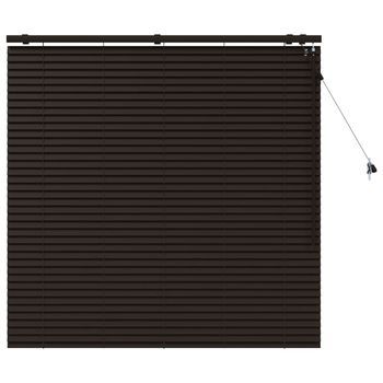 Persiana Veneciana Marrón Oscuro 140 X 130 Cm 35 Mm Vidaxl