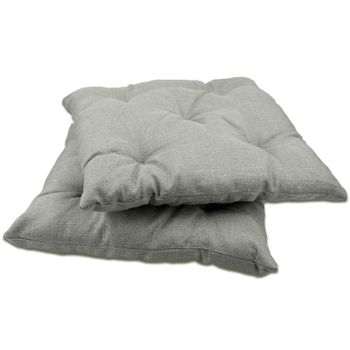 EasySpeed Cojin Para Silla, Pack 2x 4x 6x 8x Unidades, Almohada para Asiento 45 x 45 CM, Forma Cuadrada, Relleno de Fibra, Varios Estampados y Colores, Relleno de Fibra, Con Cinta para Anudar, Casa