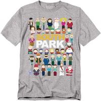 south park camiseta full cast para hombre