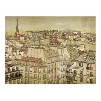 Papel Pintado 3d - Good Bye Paris! (350x270 Cm)