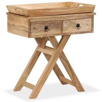 mesa auxiliarrmesa de centrormesita de centro de madera maciza de mango 65x40x76 cm cfw308363