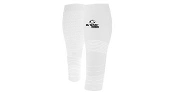 Manguitos de compresion bv sport elite evolution blanco