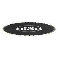 jumpoo - colchoneta elastica de repuesto para trampolin infantil o250 cm en polipropileno negro