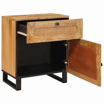 Mesita De Noche 33x50x60 Cm Madera - Marrón