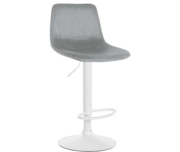 Taburete de bar divo en terciopelo 43x44x88-109 cm