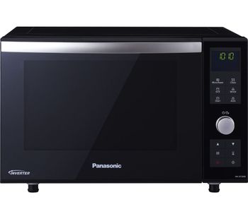 PANASONIC NN-DF386BBPQ Combination Microwave - Black, Black