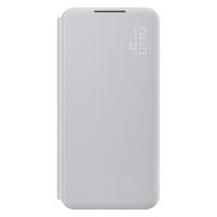 samsung smart led view cover funda inteligente gris claro para galaxy s22 plus