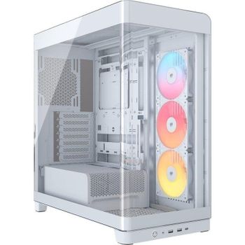 Torre Corsair 4500X RS-R ARGB Midi Tower Cristal Templado USB-C Blanca