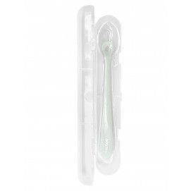 Cuchara de silicona con estuche 1und Menta
