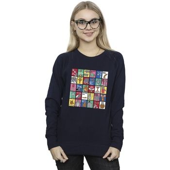 Dessins Animés Jersey Grid Squares para mujer
