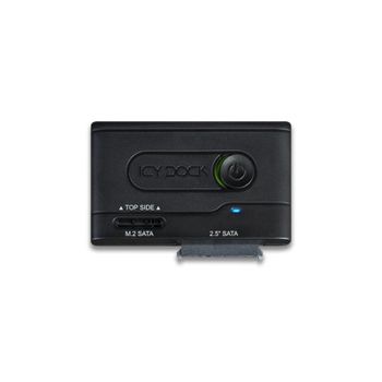 Adaptador ICY DOCK MB031U-1SMB USB C a M.2 y 2,5