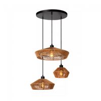 lampara colgante yunkai 3 luces
