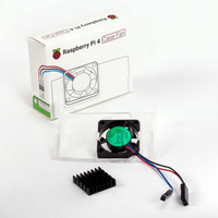 raspberry ventilador  disipador oficial pi 4 disenado para overclockers ventilador con velocidad regulable por pwm - 205-5263