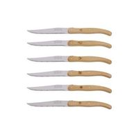 jean dubost juego de 6 cuchillos para carne - l0060015d80175