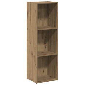 Estantería De Madera Ingeniería Roble Artisan 36x30x114 Cm