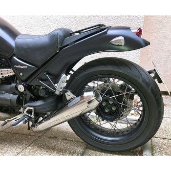 Silenciador de escape Moto Guzzi Bellagio Mistral kit corto cónico 2-1