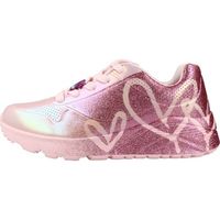 skechers deportivas moda uno lite - heartdust forever para nina