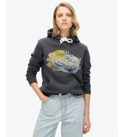 superdry para mujer w2012146a sudadera tokyo vl graphic gris xs casual algodon