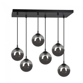 Regleta de techo sagan grafito (6 luces)