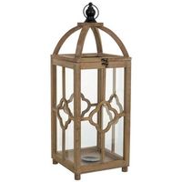 farol de madera 23x23x63h cm