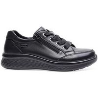 g comfort zapatillas de senderismo blucher impermeable 811 piel negra para mujer