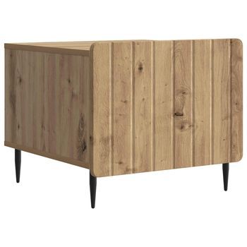 Mesa De Café Roble Artisan 49 X 50 X 42 Cm Madera De Ingeniería Vidaxl