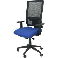 piqueras y crespo horna bali silla oficina sin cabecero azul