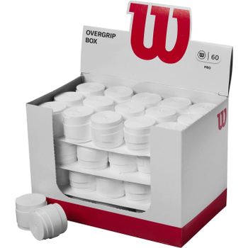 Caja Wilson Pro Overgrip Comfort blanco (caja 60 overgrips) - overgrips wilson