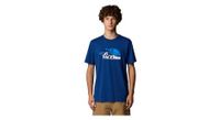 camiseta azul de manga corta the north face mountain line para hombre
