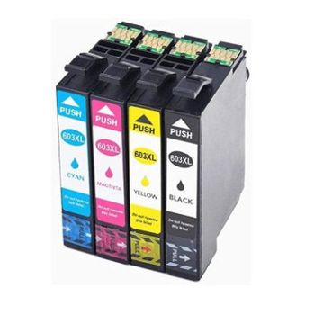 Color Premium Tinta Compatible con Epson 603XL Pack 4 Cartuchos