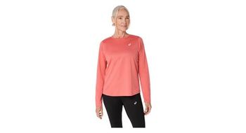 Maillot de manga larga asics core pink mujer