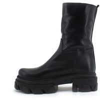 divine follie botines stivaletto pelle carrarmato nero df901 para mujer