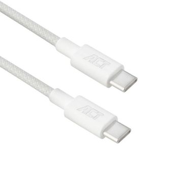 Cable USB-C a USB-C ACT 240 W USB 2.0 1 metro blanco