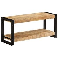 mueble para tv madera maciza de mango 90x30x40 cm vidaxl
