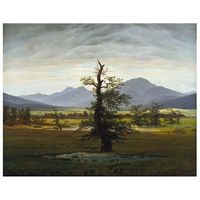 legendarte - cuadro lienzo impresion digital - el arbol solitario - caspar david friedrich - decoracion pared cm 50x60