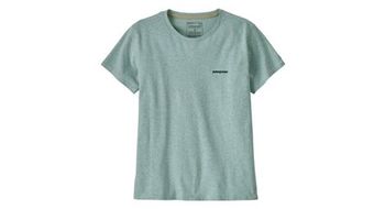Camiseta patagonia p 6 logo responsibili tee azul mujer