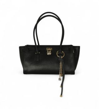 Michael Kors para mujer. 30F5GNXT0L Bolso de piel Hamilton negro (OSFA), Casual