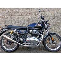 silenciador de escape royal enfield interceptor e5 mass cafe racer par