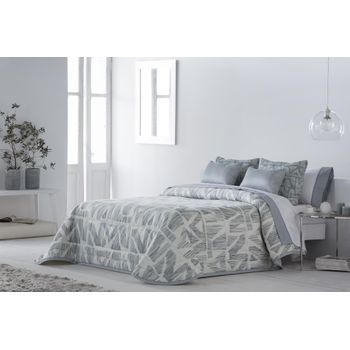 Colcha Bouti Modelo Nayla Jvr 235x270 Para Cama 135 Cm.