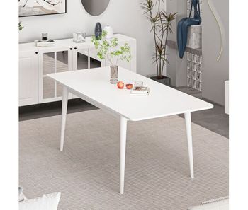 Mesa de comedor kale extensible blanco 77x160-200x90 cm