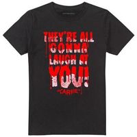 carrie camiseta laugh at you para mujer