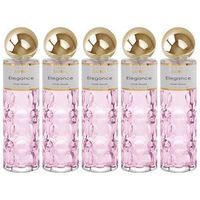 pack de 5 eau de parfum mujer saphir elegance 200ml