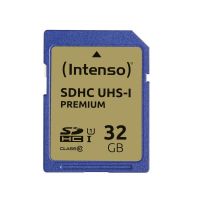 tarjeta sd intenso 32gb sdhc clase 10 uhs-i 90 mbs resistente