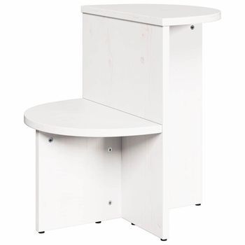 Mesa De Centro 50x40x50 Cm Madera - Blanco