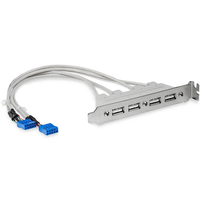 bracket 4 puertos usb 20 a 2x